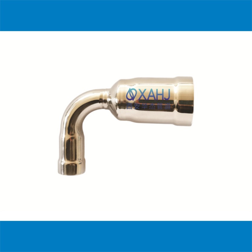 90°异径弯头-环压